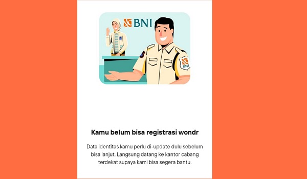 Solusi Mudah Mengatasi Gagal Registrasi Wondr by BNI