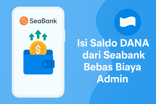 Cara Isi Saldo Dana dari Seabank bebas biaya admin